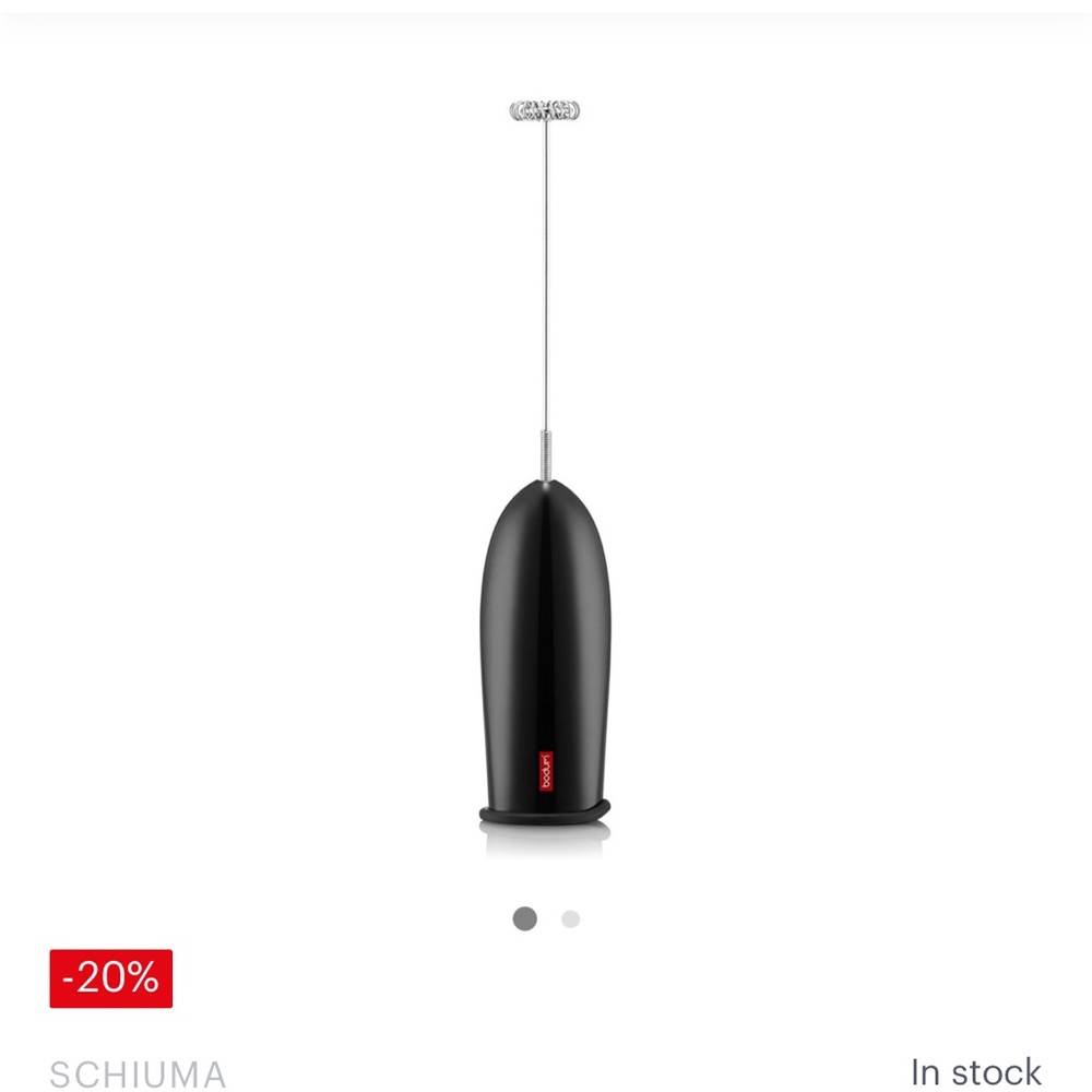 Bodum Schiuma Black Milk Frother